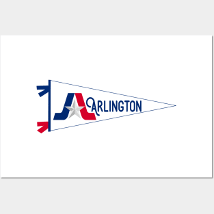 Arlington Flag Pennant Posters and Art